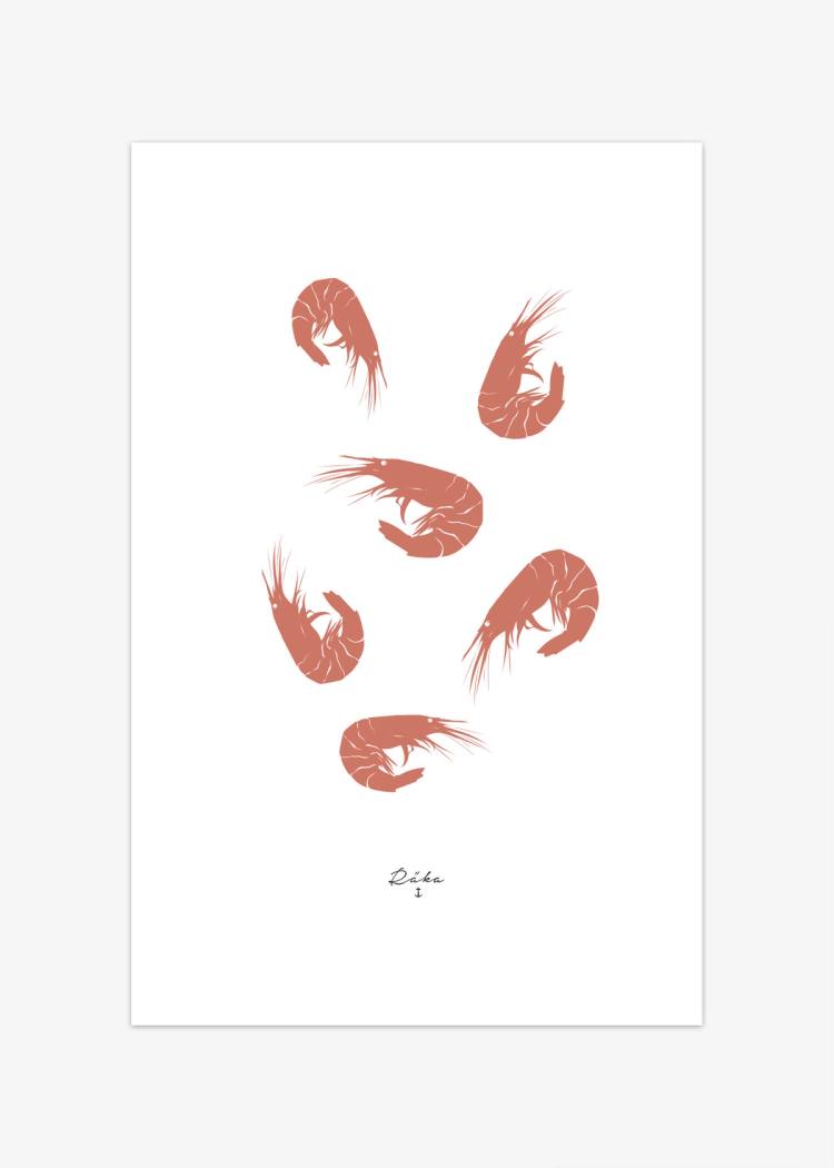 Secondary product image for "Poster Räka A3+"