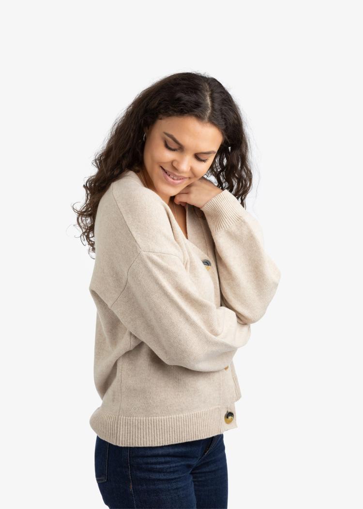 Secondary product image for "Signe Cardigan Swansdown"