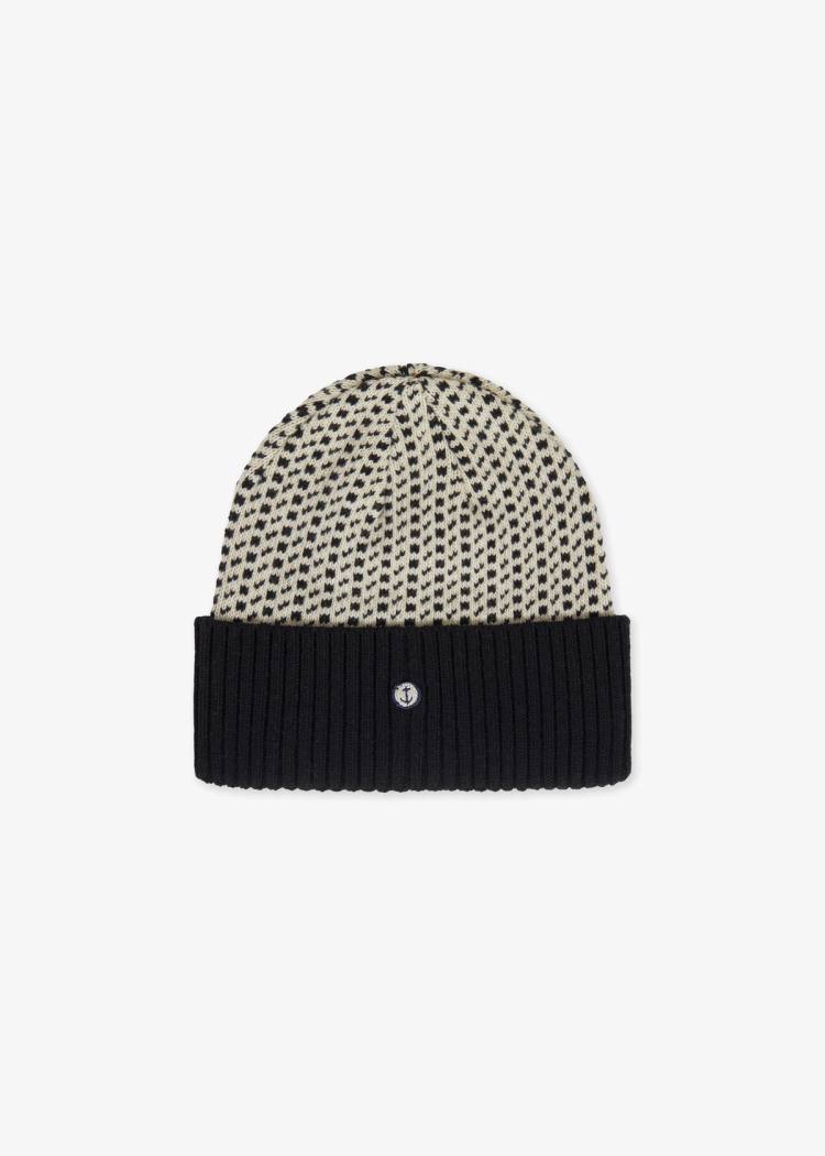 Secondary product image for "Knitted Beanie Vallerö Offwhite"