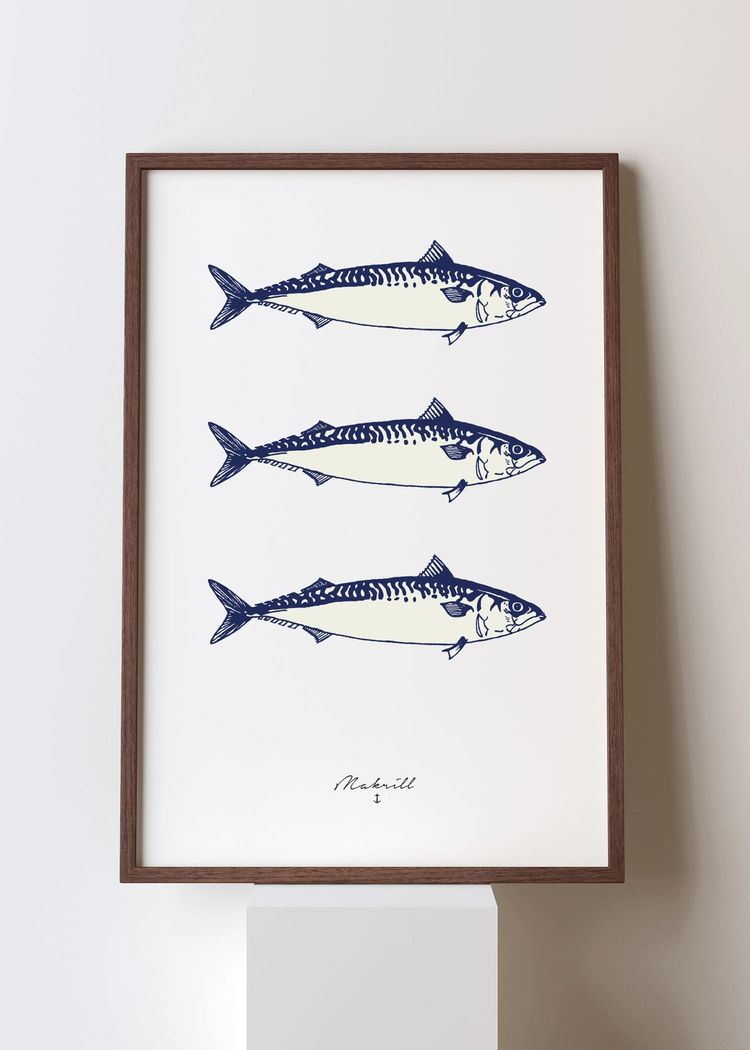 Secondary product image for "Poster Makrill"