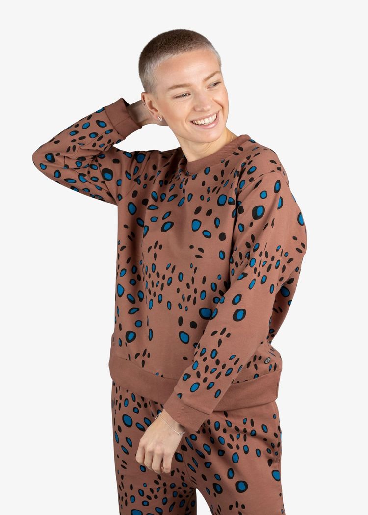 Secondary product image for "Violette Sweater Catfish Brown"