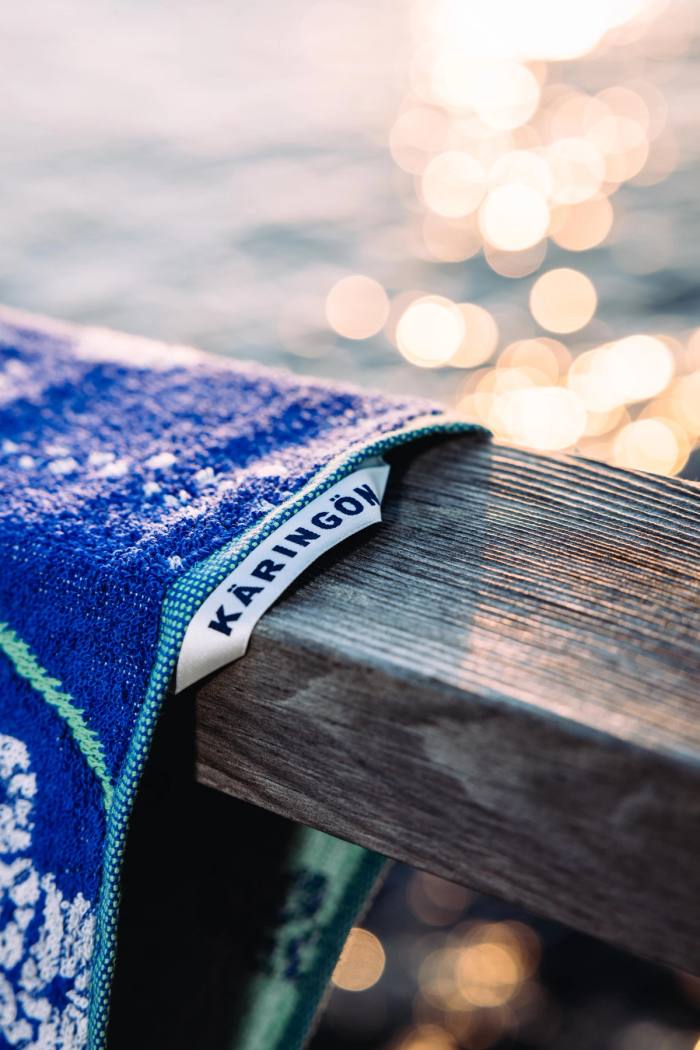 Secondary product image for "Bath Towel Sockertång Blue"