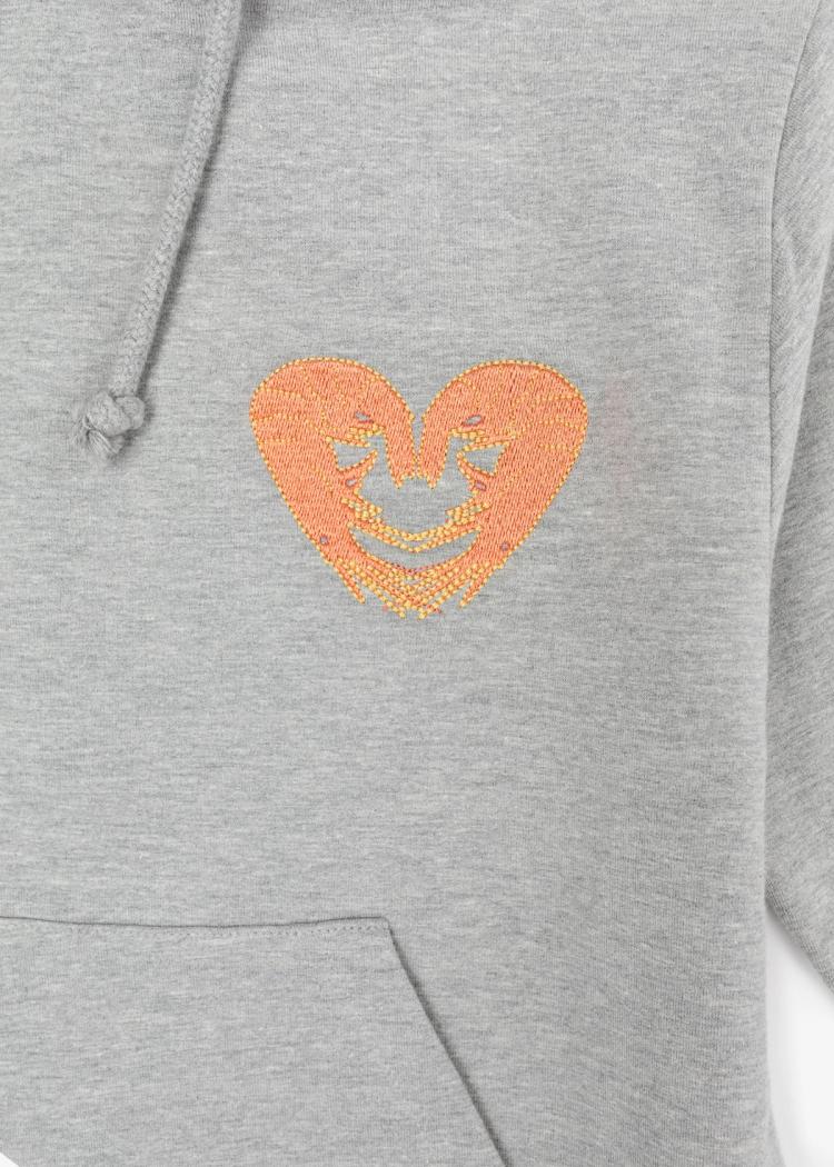 Secondary product image for "Joo Hood Kids Grey Melange"