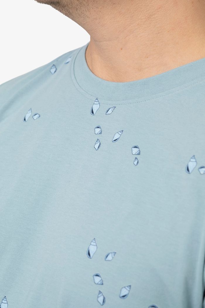 Secondary product image for "T-shirt Mini Snäcka Granitblå"