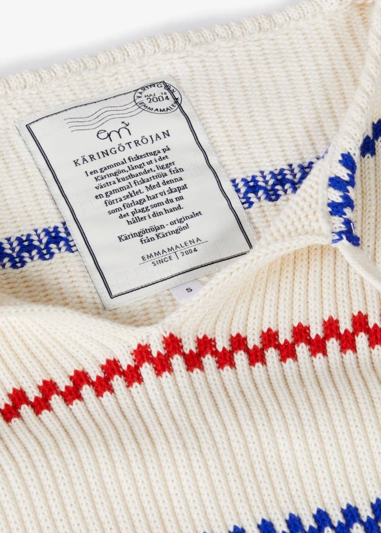 Secondary product image for "Käringötröja Stickad Offwhite Unisex"