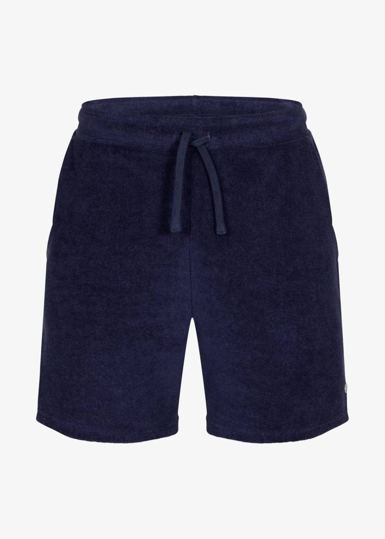 Secondary product image for "Strand Frottéshorts Marinblå"
