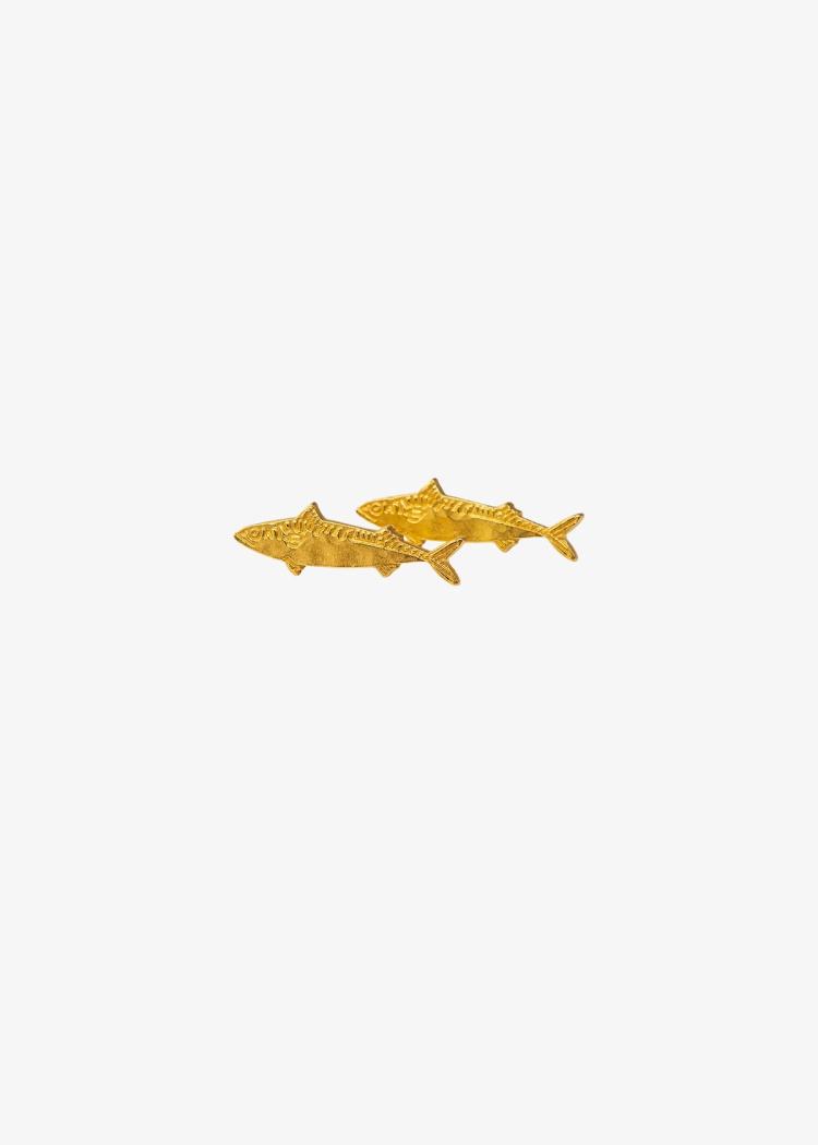Secondary product image for "Earring Mackerel Gold"