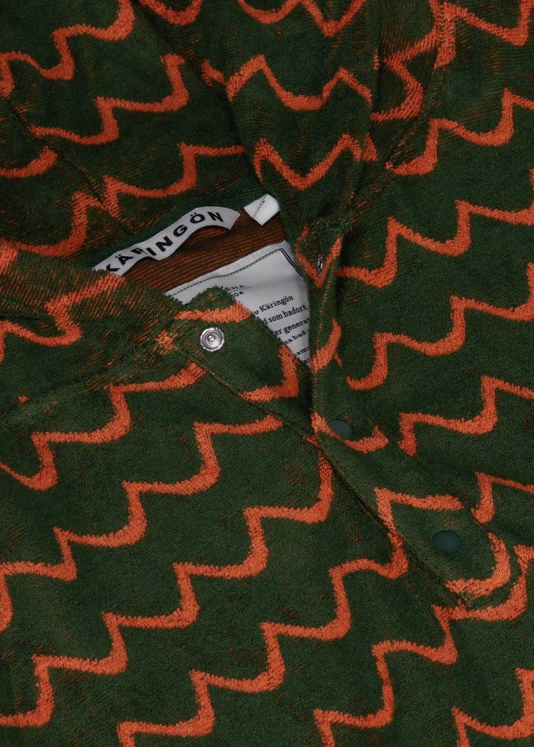 Secondary product image for "Terry Poncho Wave Orange Kids"