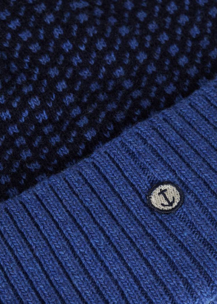 Secondary product image for "Vallerö Stickad Mössa Navy"