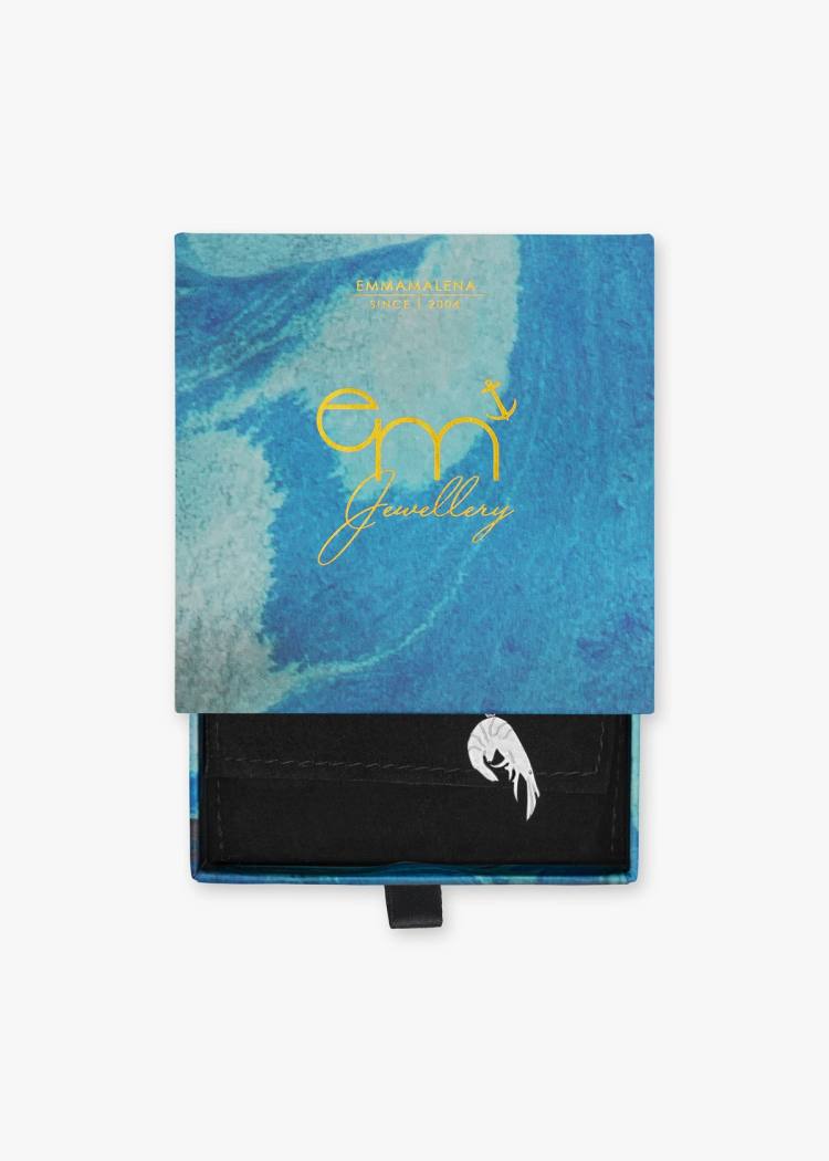 Secondary product image for "Necklace Shrimp Silver"