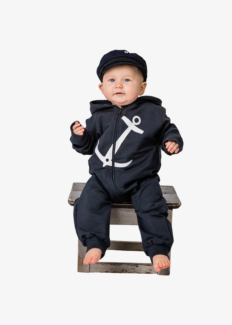 Secondary product image for "Onepiece Ankare Marinblå"
