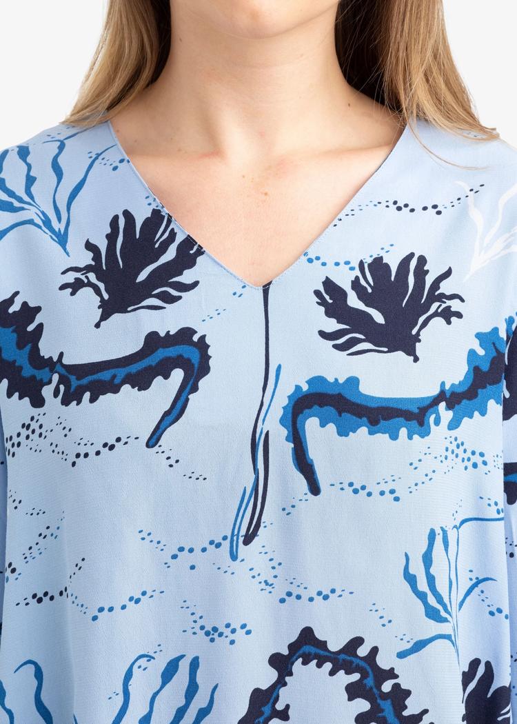 Secondary product image for "Estrid Blouse Seaweed Blue"