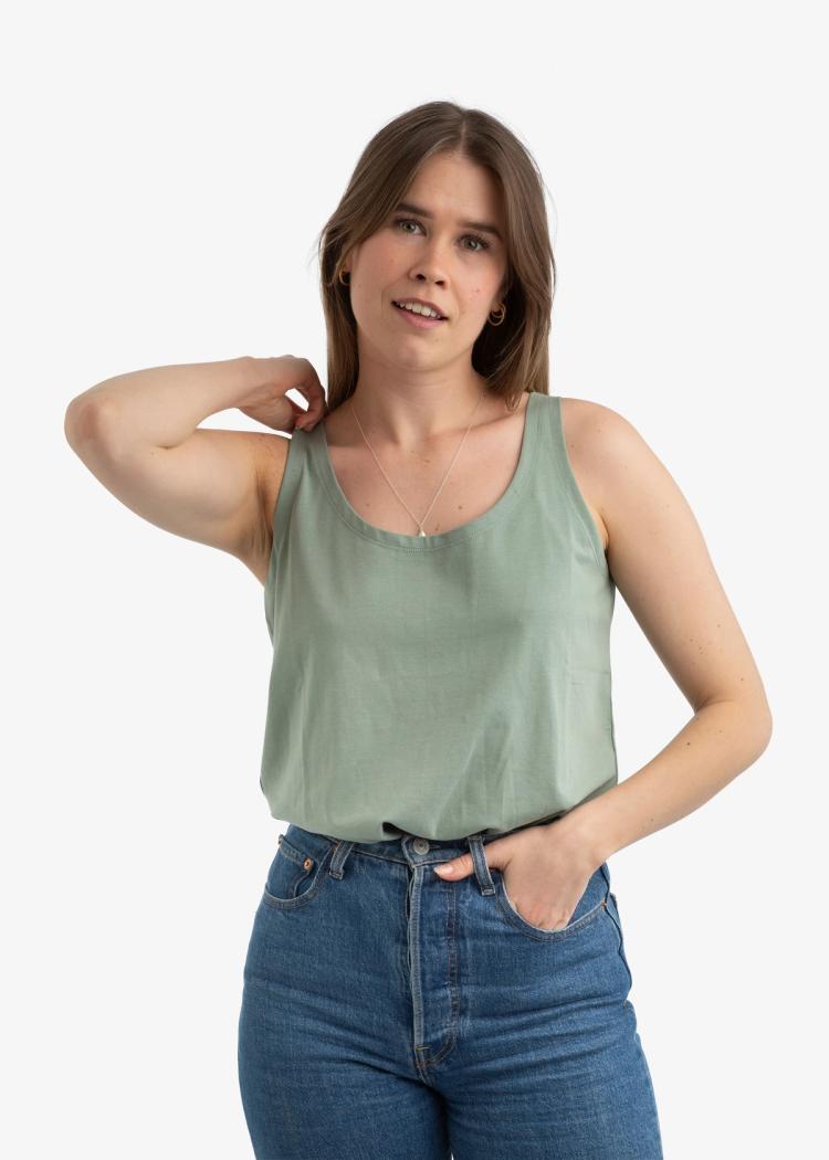 Secondary product image for "Melina Top Grön"