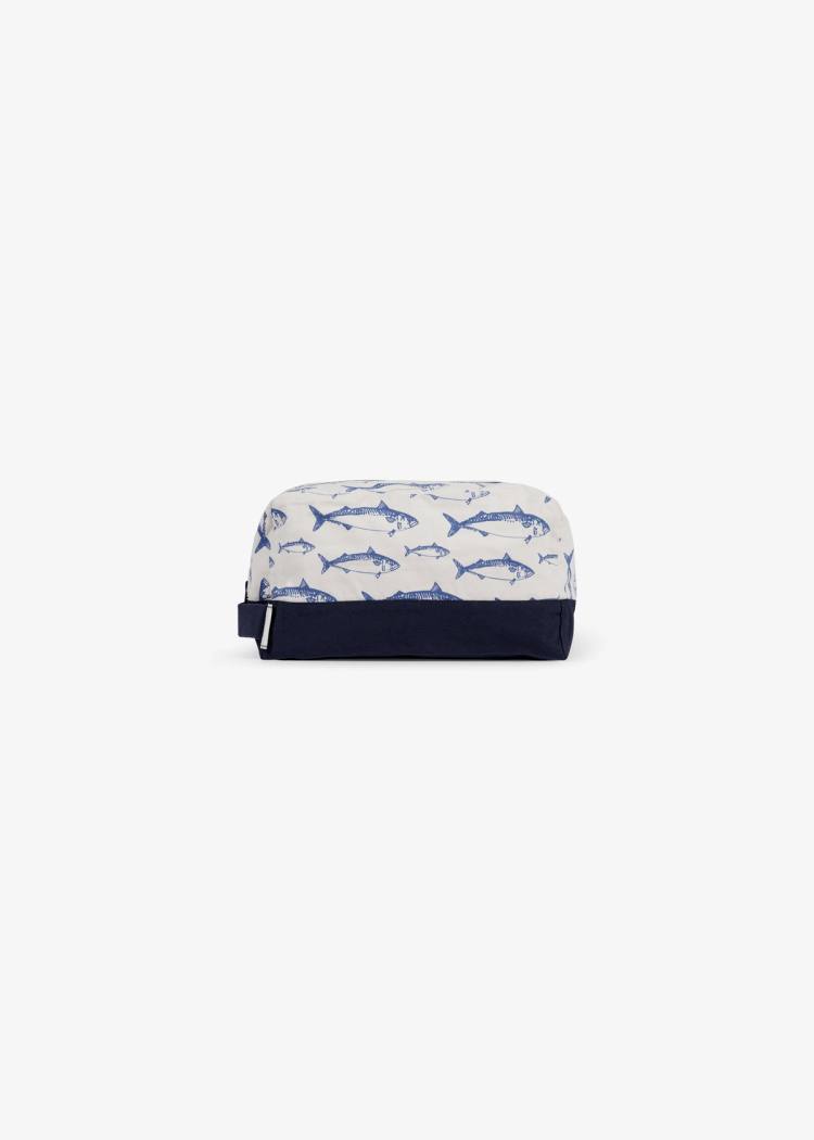 Secondary product image for "Toiletry bag Mackerel Vintage Large"
