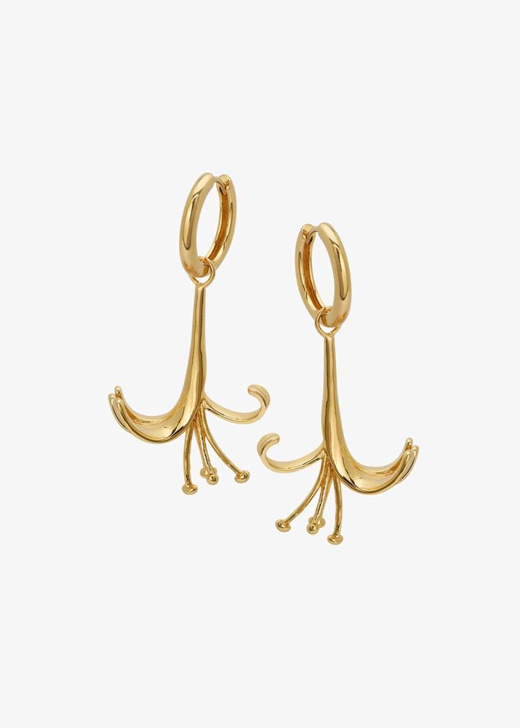Secondary product image for "Earring Honeysuckle Gold"