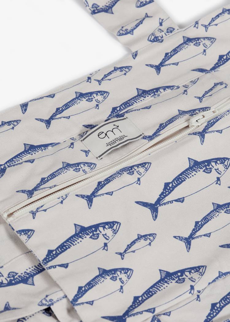 Secondary product image for "Tote Bag Makrill Vintage"