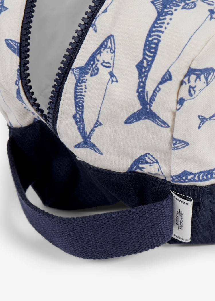 Secondary product image for "Toiletry bag Mackerel Vintage Large"