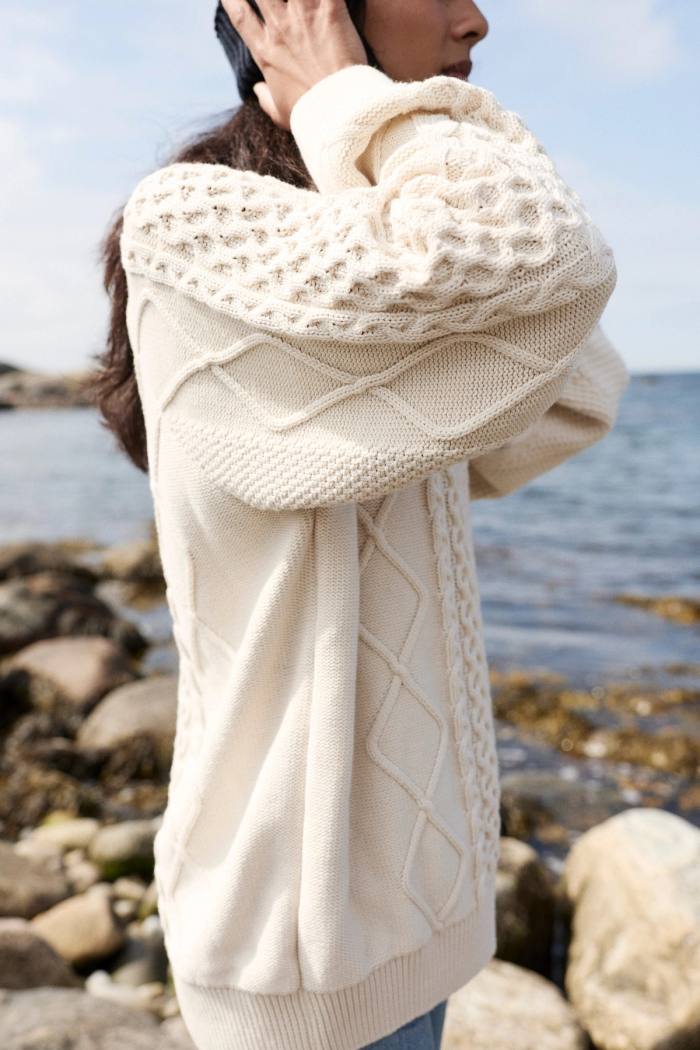 Secondary product image for "Fender Knitted Sweater Off-white"