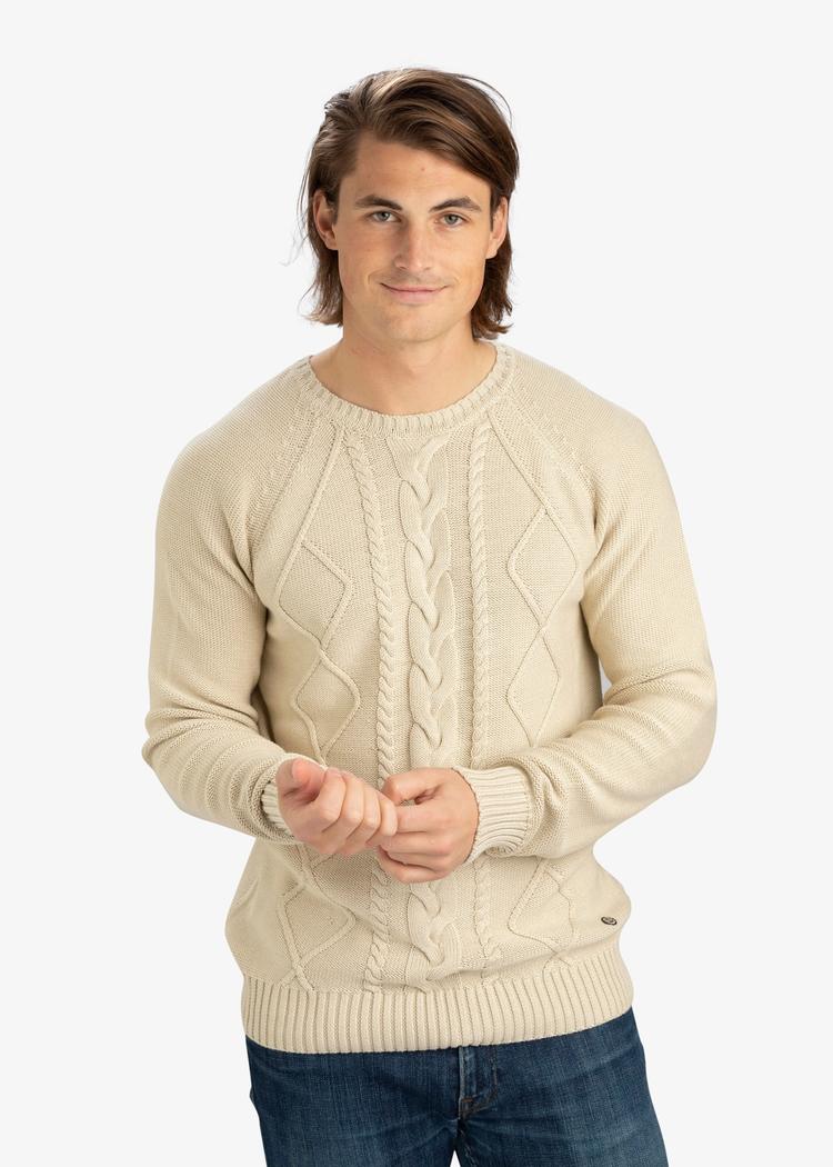 Secondary product image for "Måseskär Stickad Tröja Offwhite"