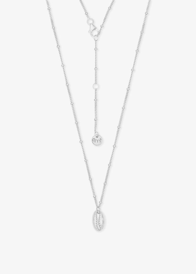 Secondary product image for "Halsband Snäcka Strand Silver"