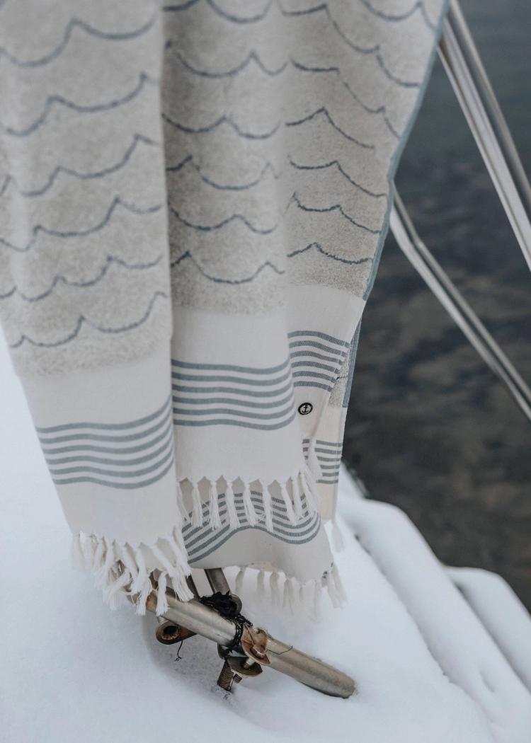 Secondary product image for "Beach Towel Wave Ecru"