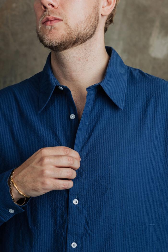 Secondary product image for "Osborn Shirt Indigo"