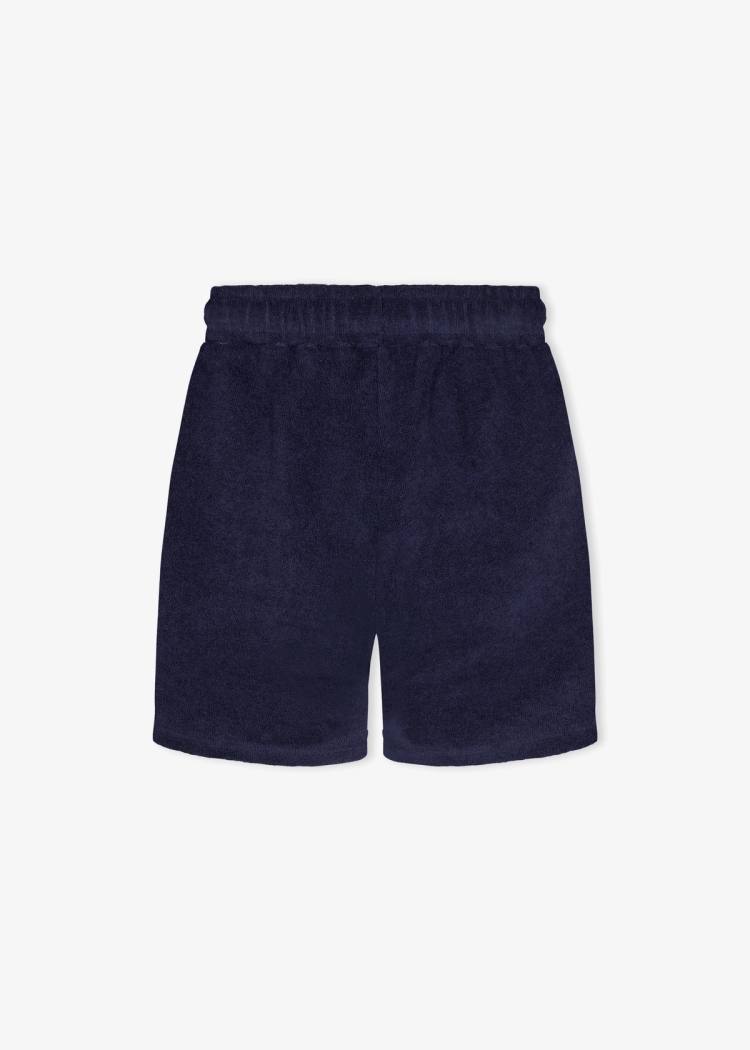 Secondary product image for "Wo Frottéshorts Blå/Navy Våg Barn"