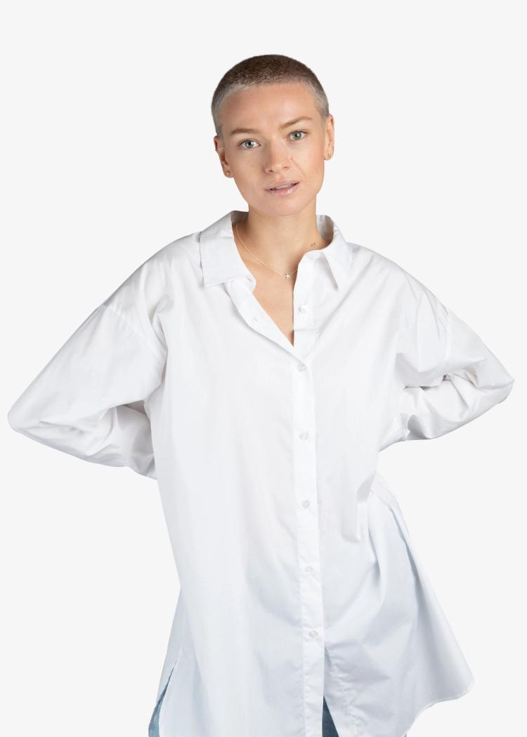 Secondary product image for "Frida Shirt Poplin White"