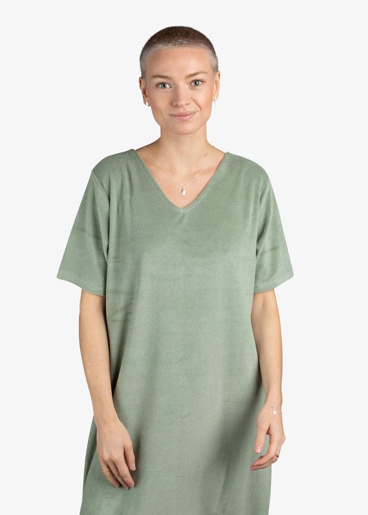 Secondary product image for "Hilda Terry Dress Green"
