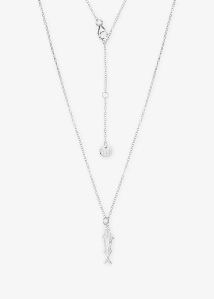 Secondary product image for "Halsband Makrill Silver"