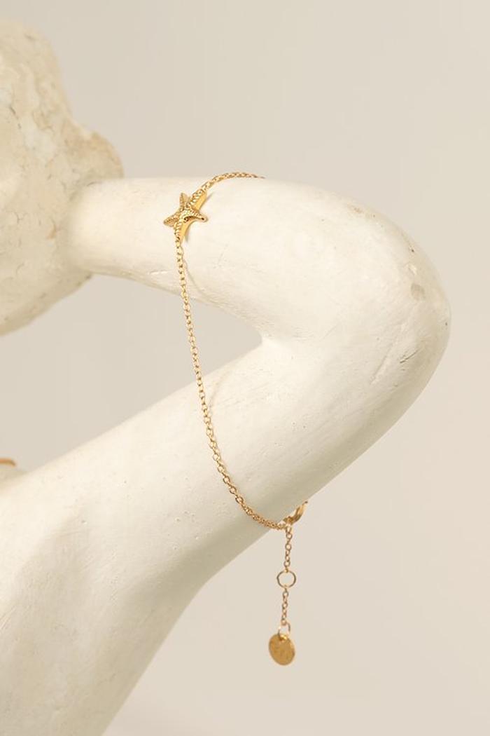Secondary product image for "Armband Sjöstjärna Guld"