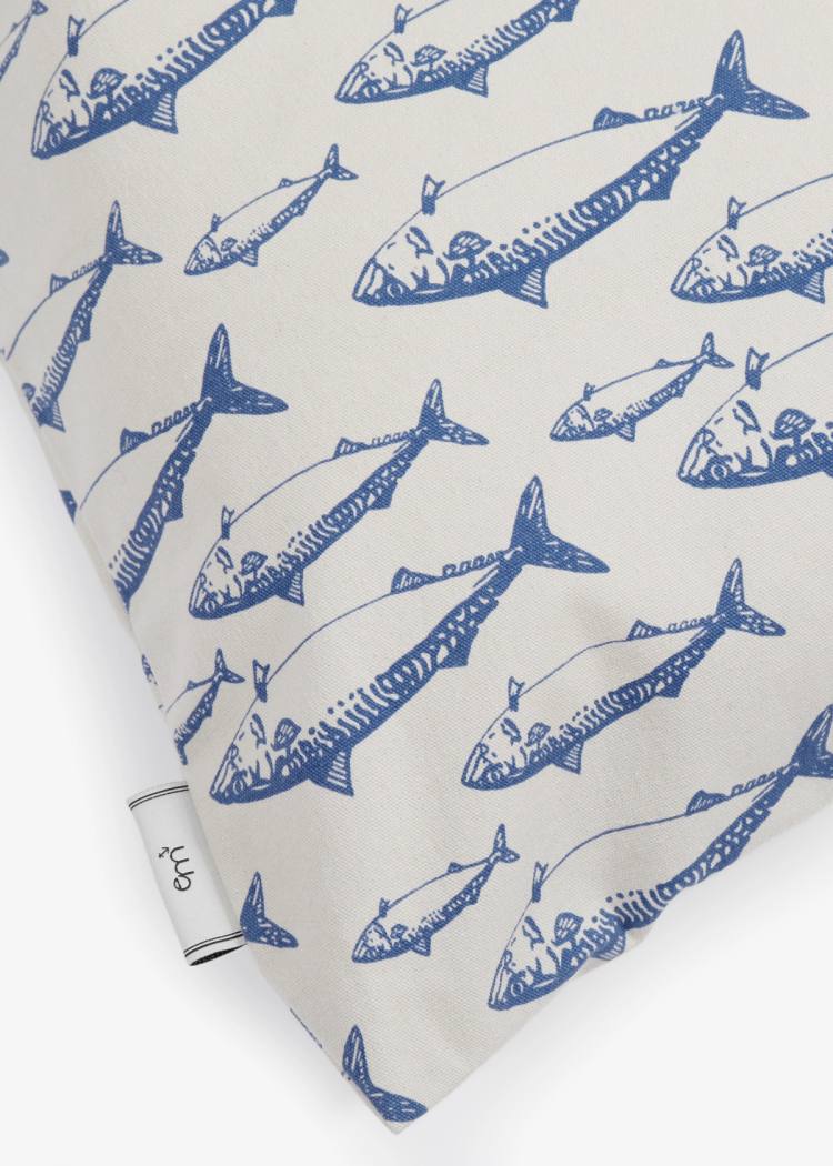 Secondary product image for "Kuddfodral Makrill Vintage"