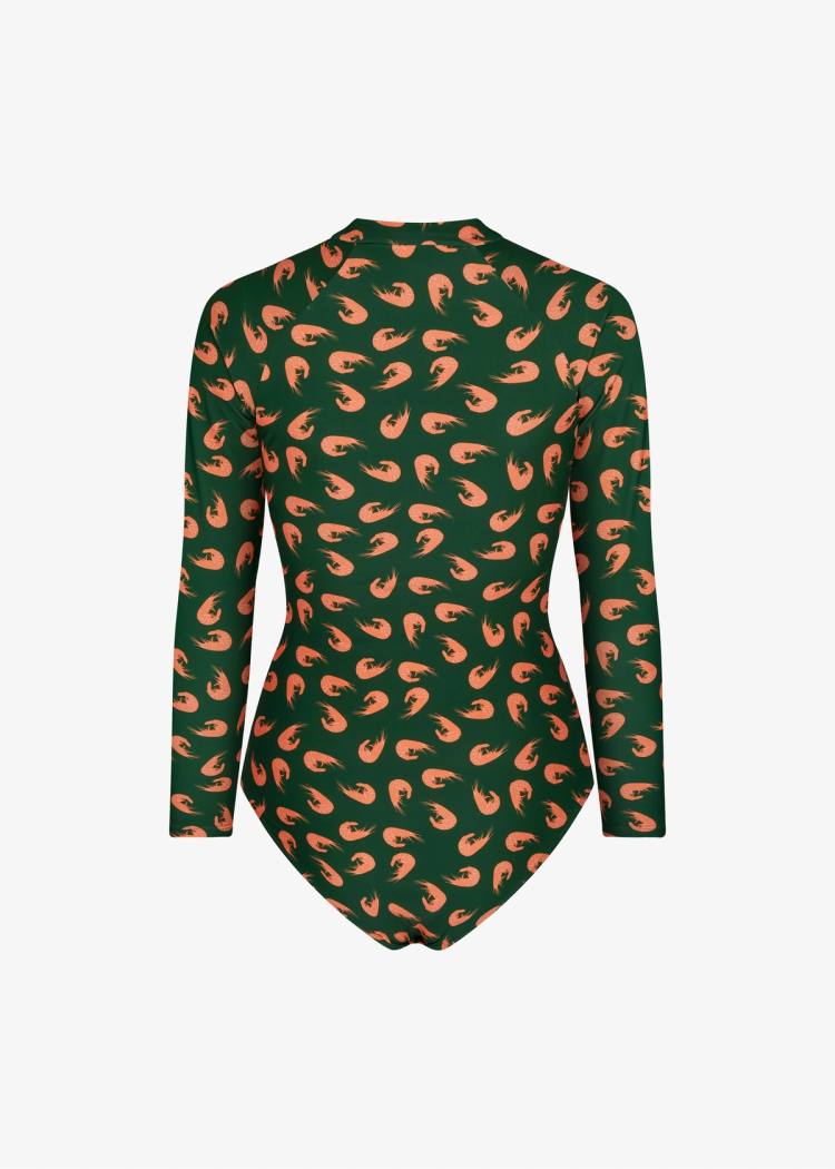 Secondary product image for "Surfdräkt Räka Grön"