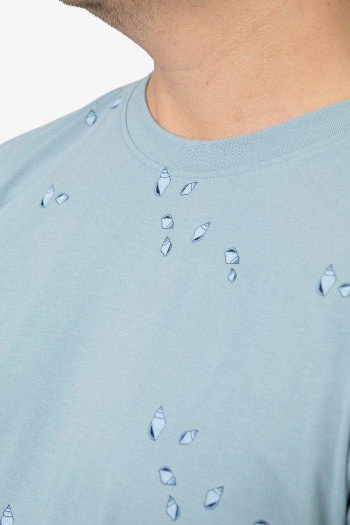 Secondary product image for "T-shirt Mini Snäcka Granitblå"