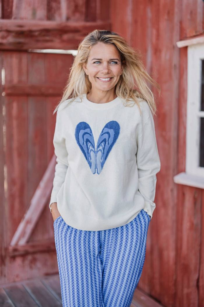 Secondary product image for "Pamela Stickad Musselhjärta"