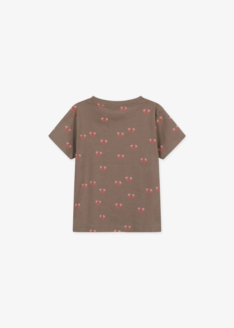 Secondary product image for "T-shirt Räkhjärta Brun Barn"