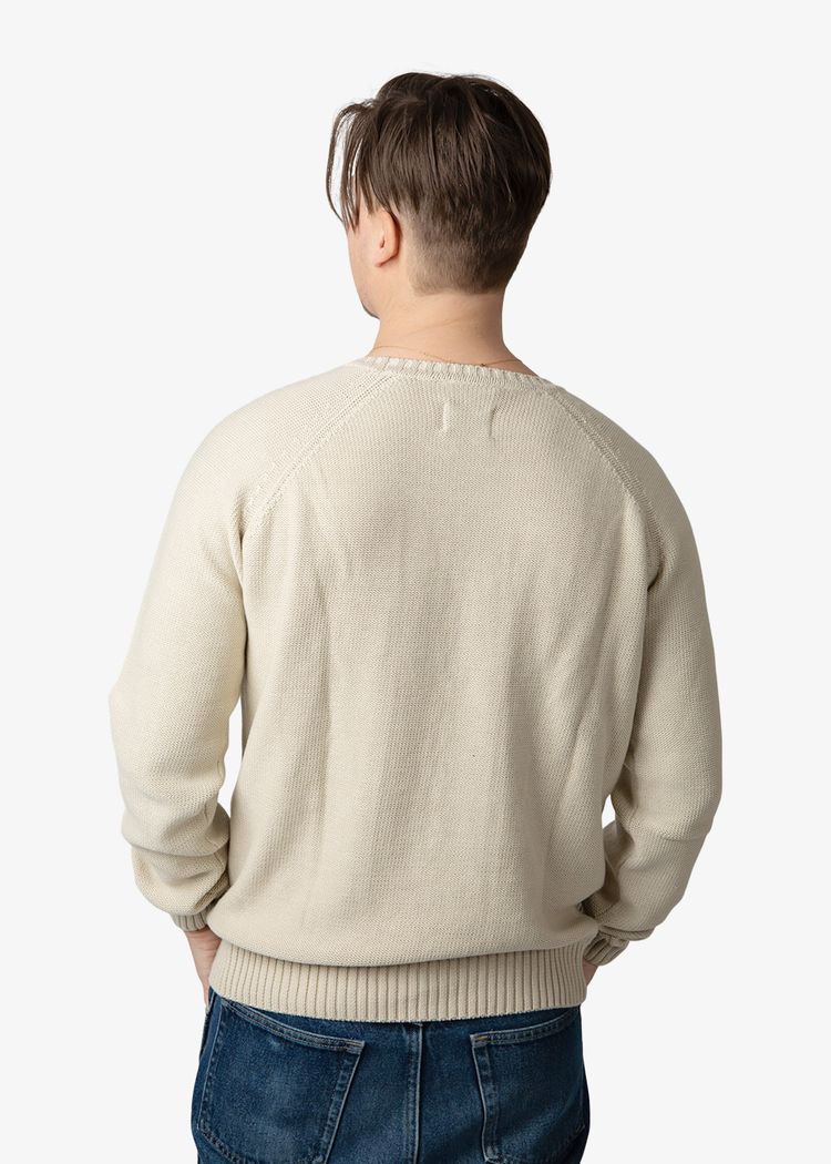 Secondary product image for "Måseskär Stickad Tröja Offwhite"