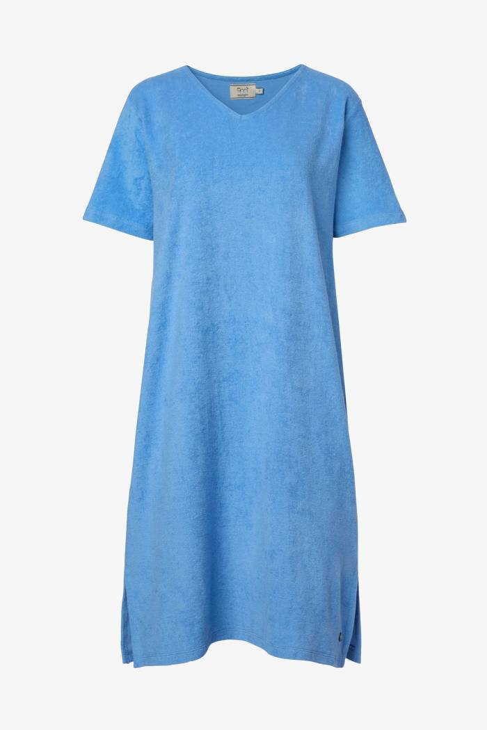 Secondary product image for "Hilda Frotté Klänning Blå"