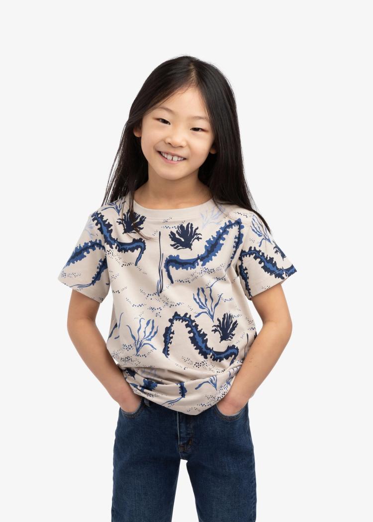 Secondary product image for "T-shirt Barn Tång Beige"