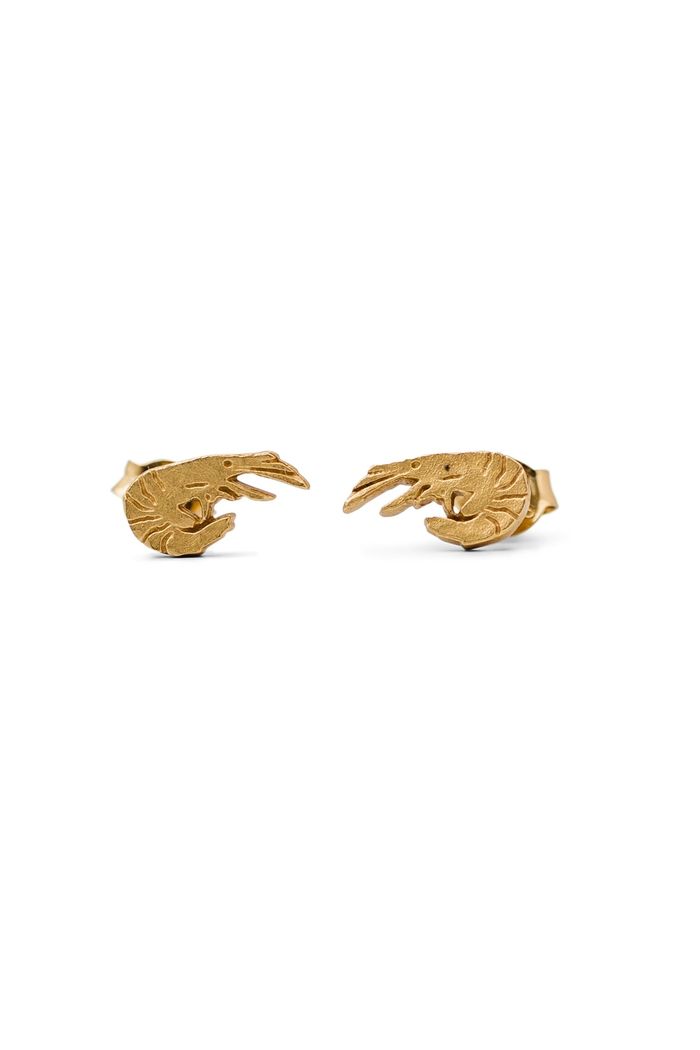 Secondary product image for "Örhänge Räka Guld"