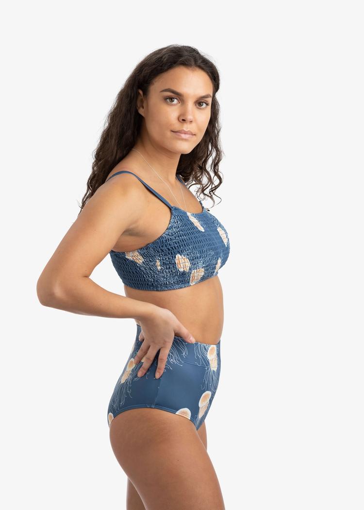 Secondary product image for "Ilse Waffle Bikini Top Jellyfish"