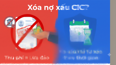 Dịch vụ xóa nợ xấu CIC là lừa đảo - sự thật nợ xấu chỉ tự xóa theo thời gian 2026