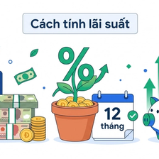 Cách tính lãi suất tiết kiệm ngân hàng - công thức và ví dụ