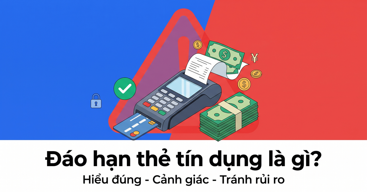 Đáo hạn thẻ tín dụng là gì - cảnh báo dịch vụ quẹt khống rút tiền từ thẻ tín dụng