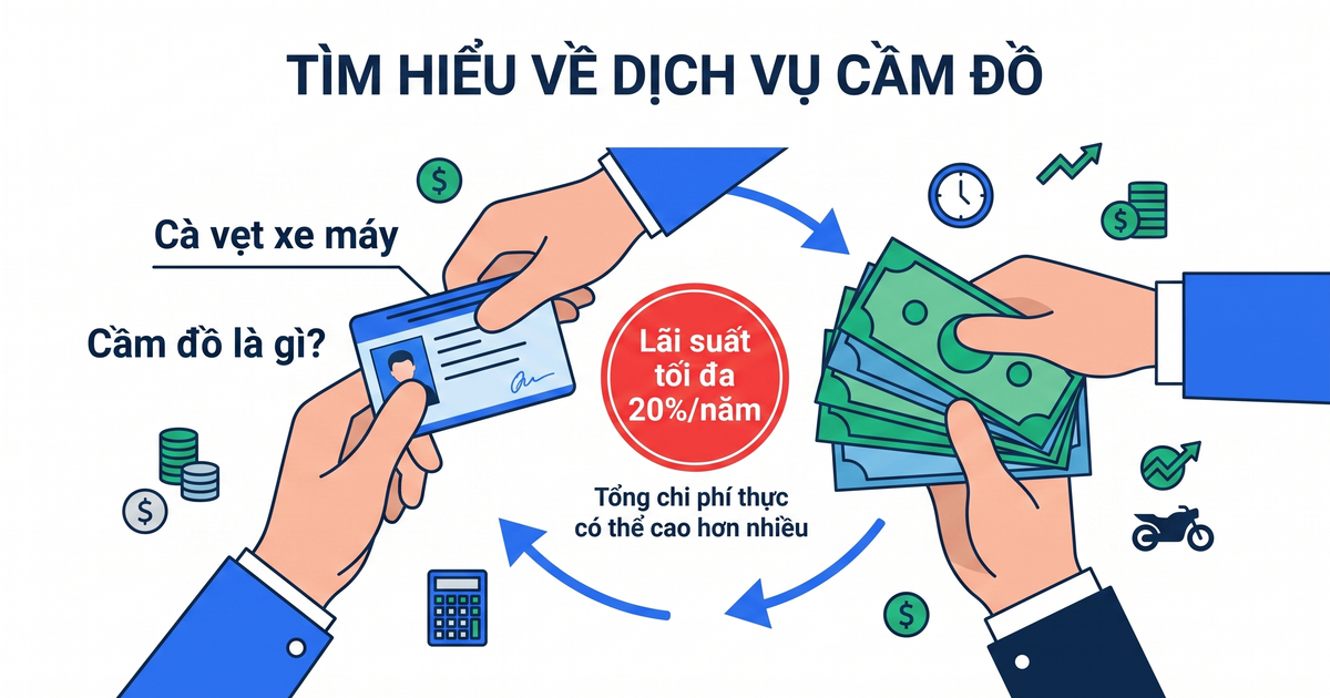 Cầm đồ là gì - lãi suất tối đa và chi phí thực cần biết trước khi cầm tài sản