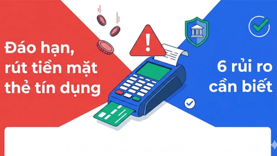 Cảnh báo rủi ro đáo hạn và rút tiền mặt thẻ tín dụng qua máy POS