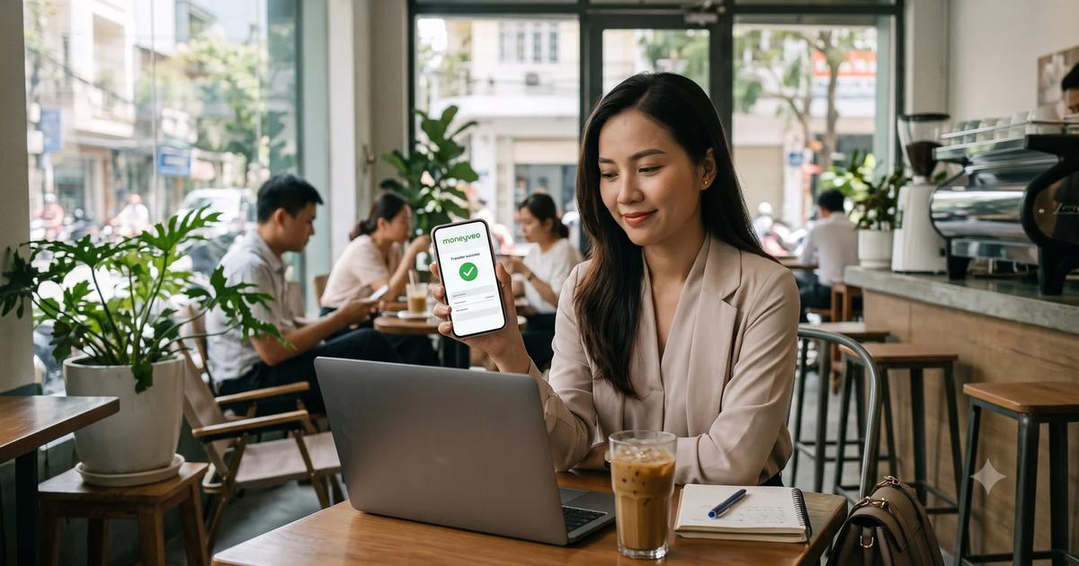 Cách thanh toán Moneyveo - người vay chuyển khoản trả nợ qua internet banking