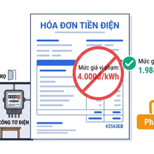 Giá điện nhà trọ đúng quy định và mức phạt chủ trọ thu tiền điện sai năm 2026