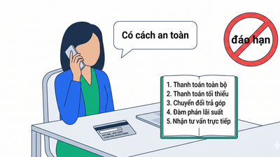 Cách trả nợ thẻ tín dụng khi chưa đủ tiền an toàn qua ngân hàng phát hành