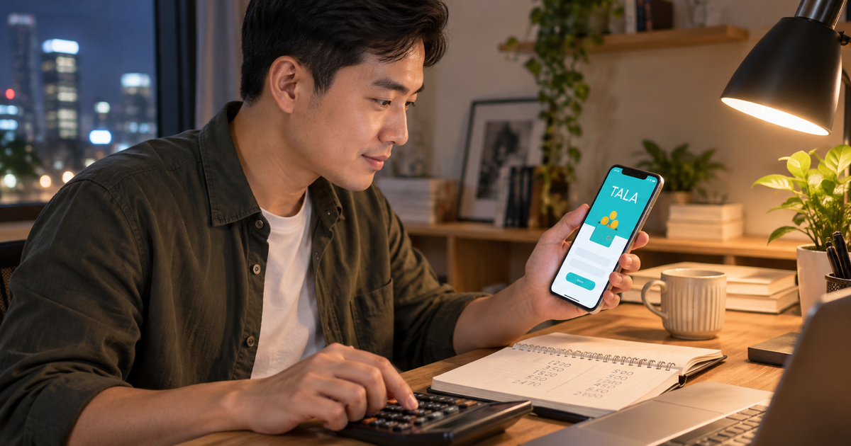 Lãi suất Tala 0,15%/ngày và phí nền tảng - người vay tự tính chi phí khoản vay